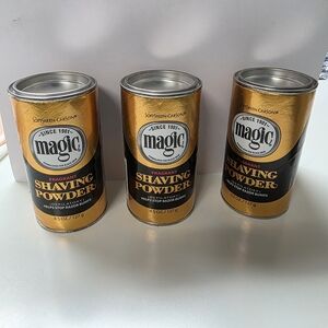 SoftSheen Carson Gold Magic Shave Shaving Powder Fragrant Lot of 3 New